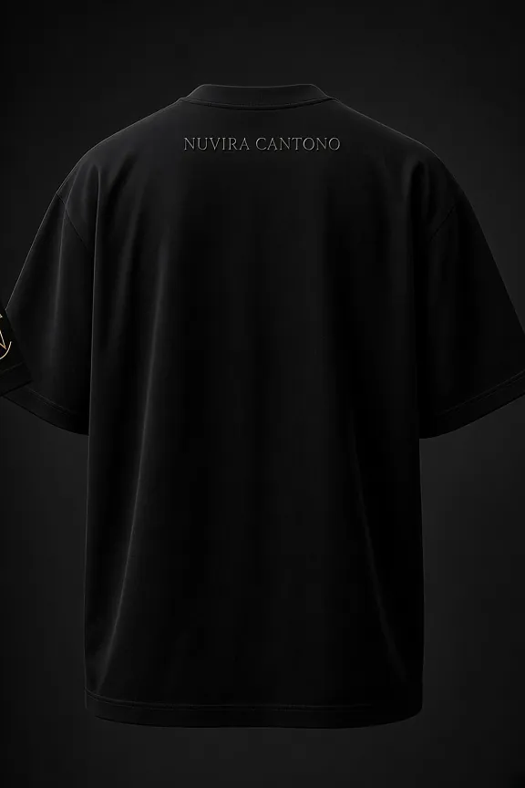 Signet Black tee, back